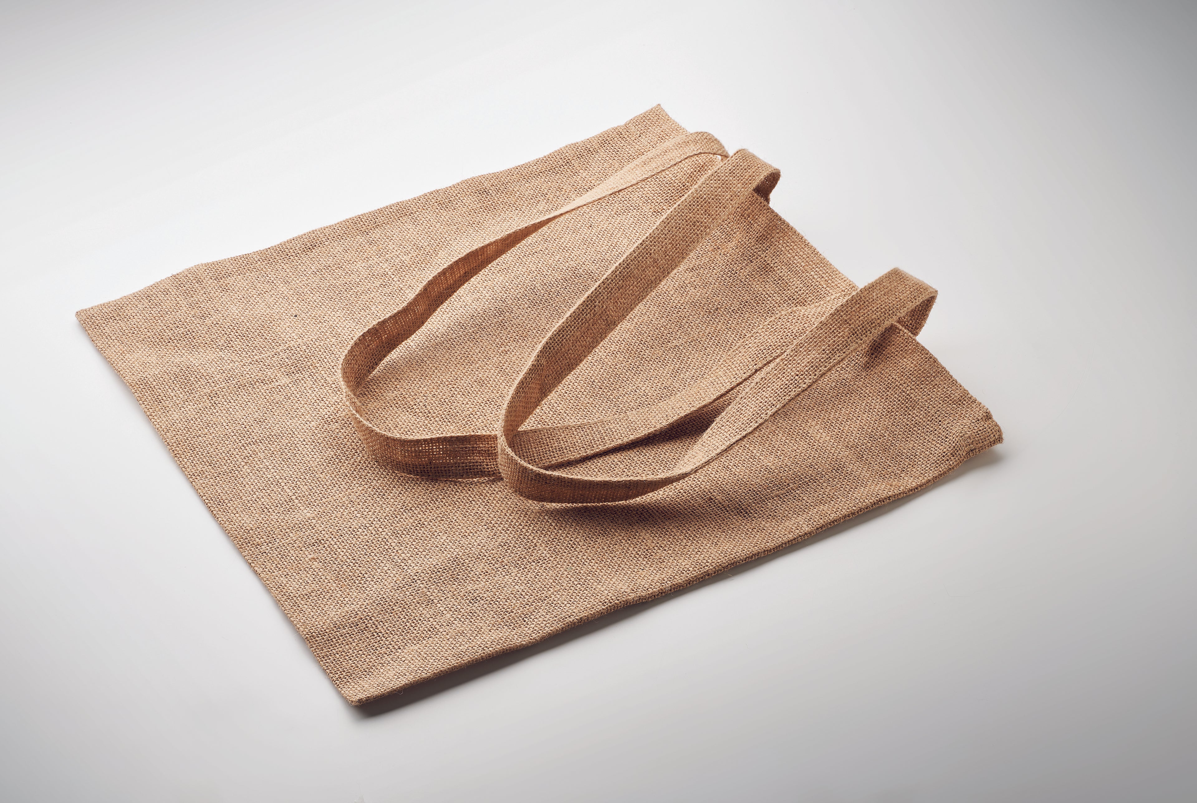 Sacoșă iută cu mânere lungi