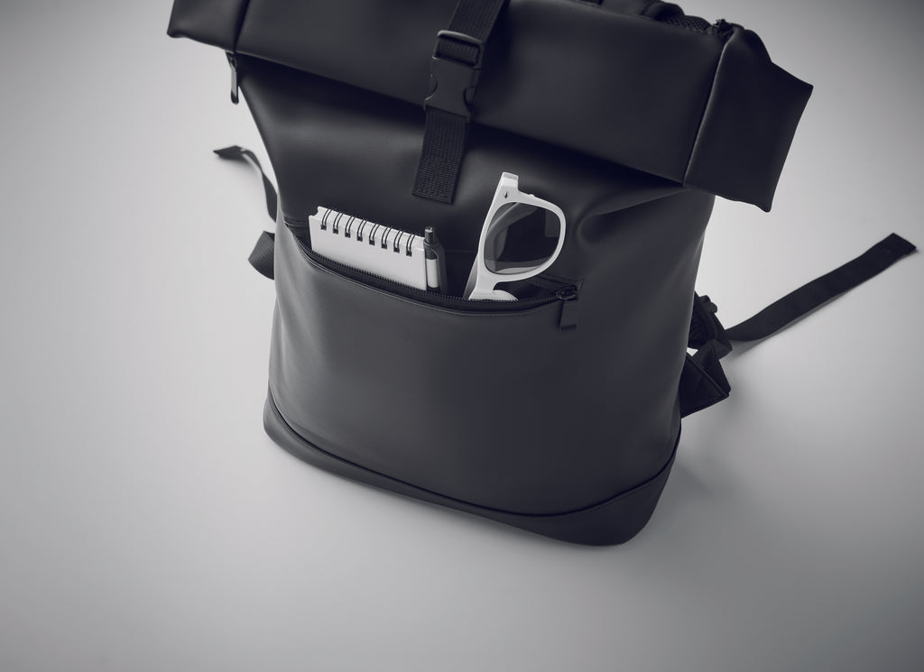 Rucsac rolltop pentru laptop PU