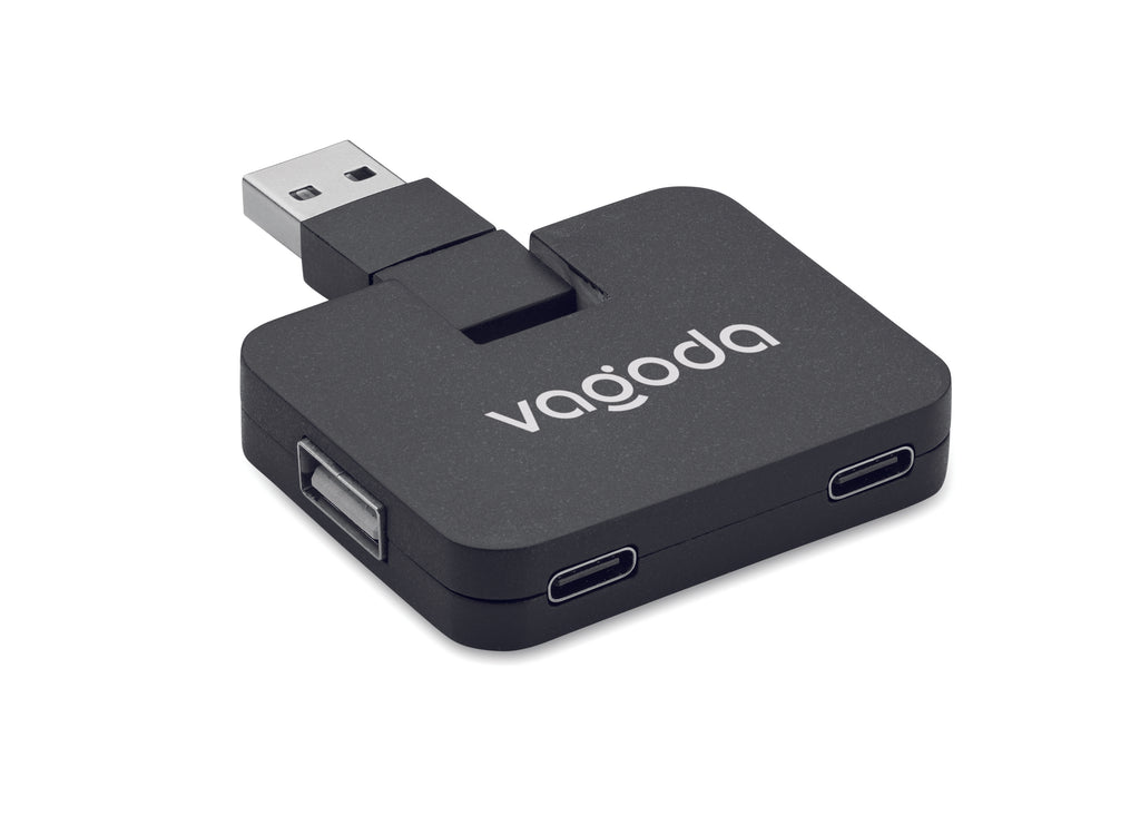 Hub USB 4 porturi + cablu 20 cm