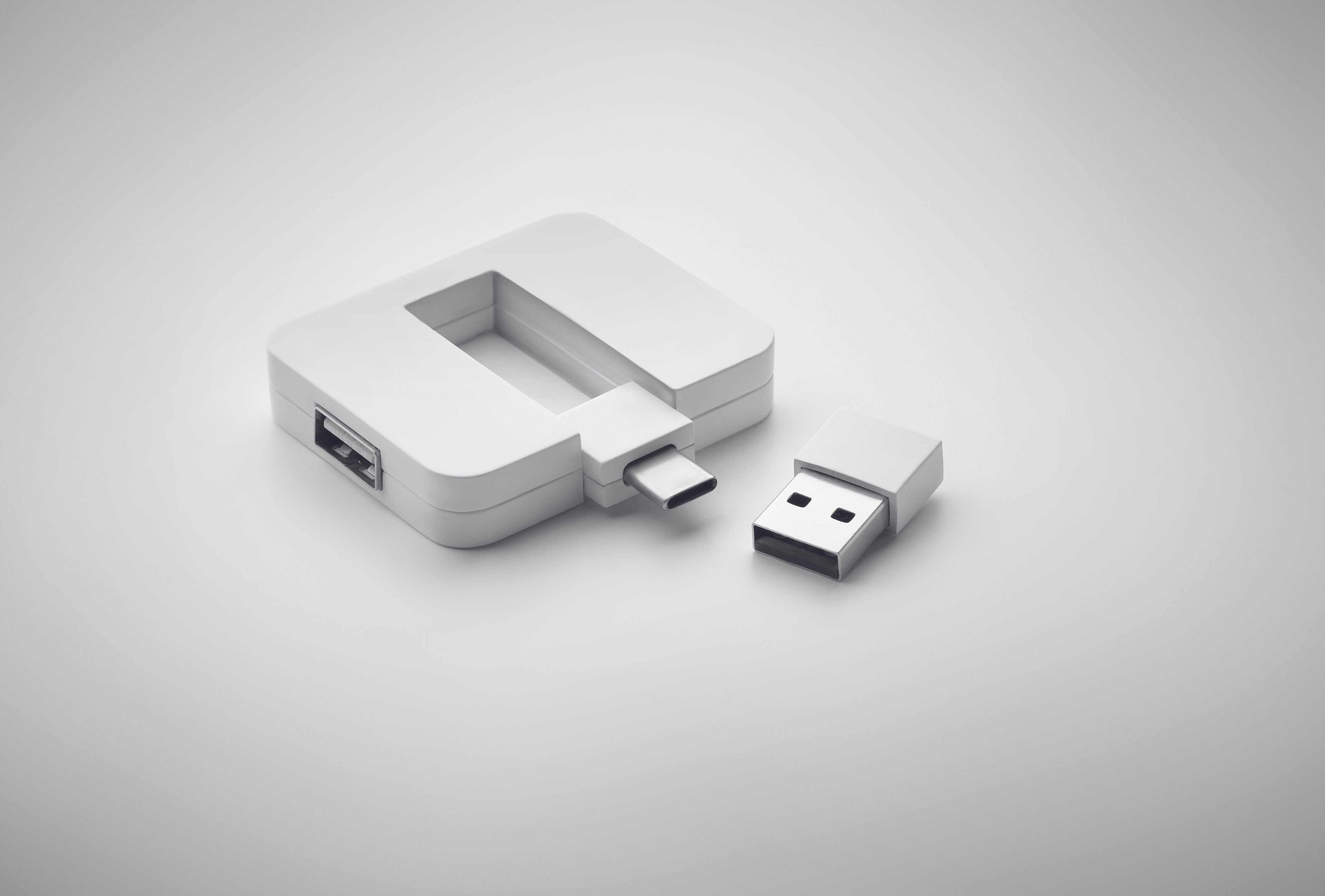 Hub USB 4 porturi + cablu 20 cm