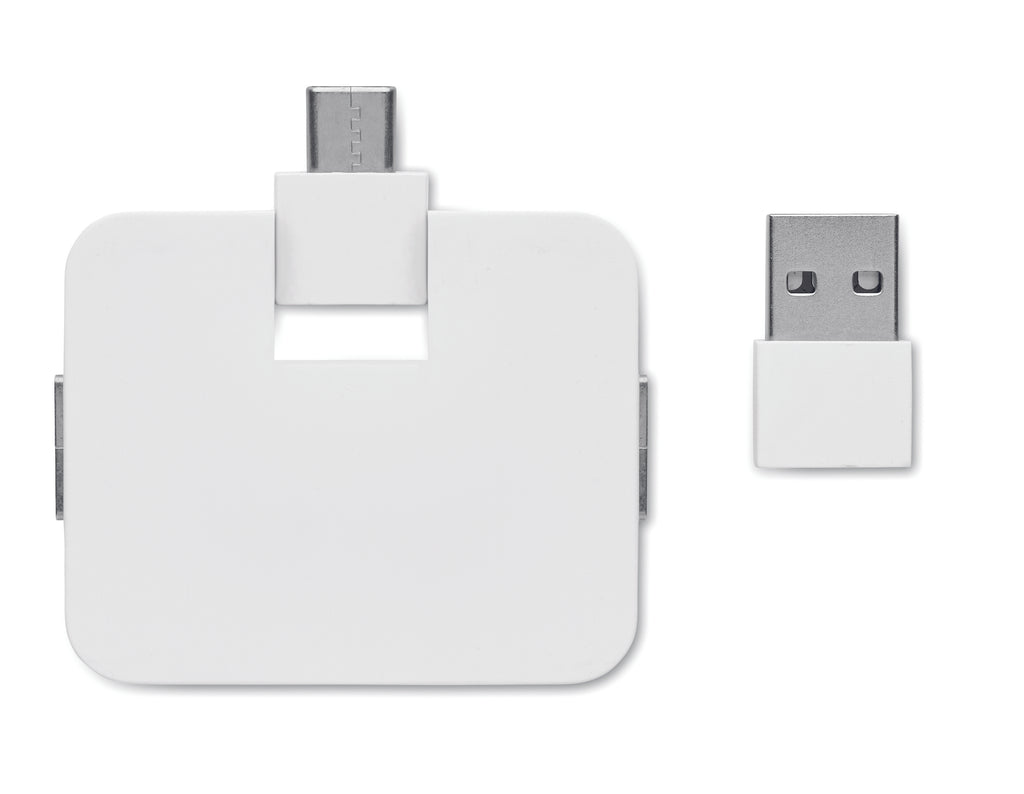 Hub USB 4 porturi + cablu 20 cm