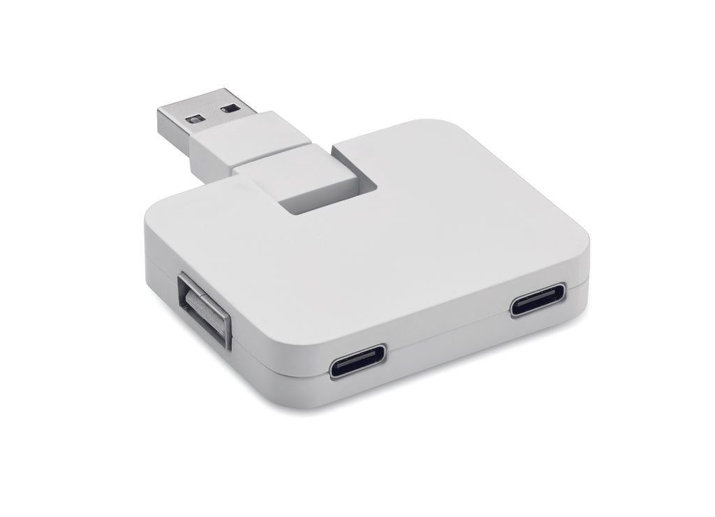 Hub USB 4 porturi + cablu 20 cm