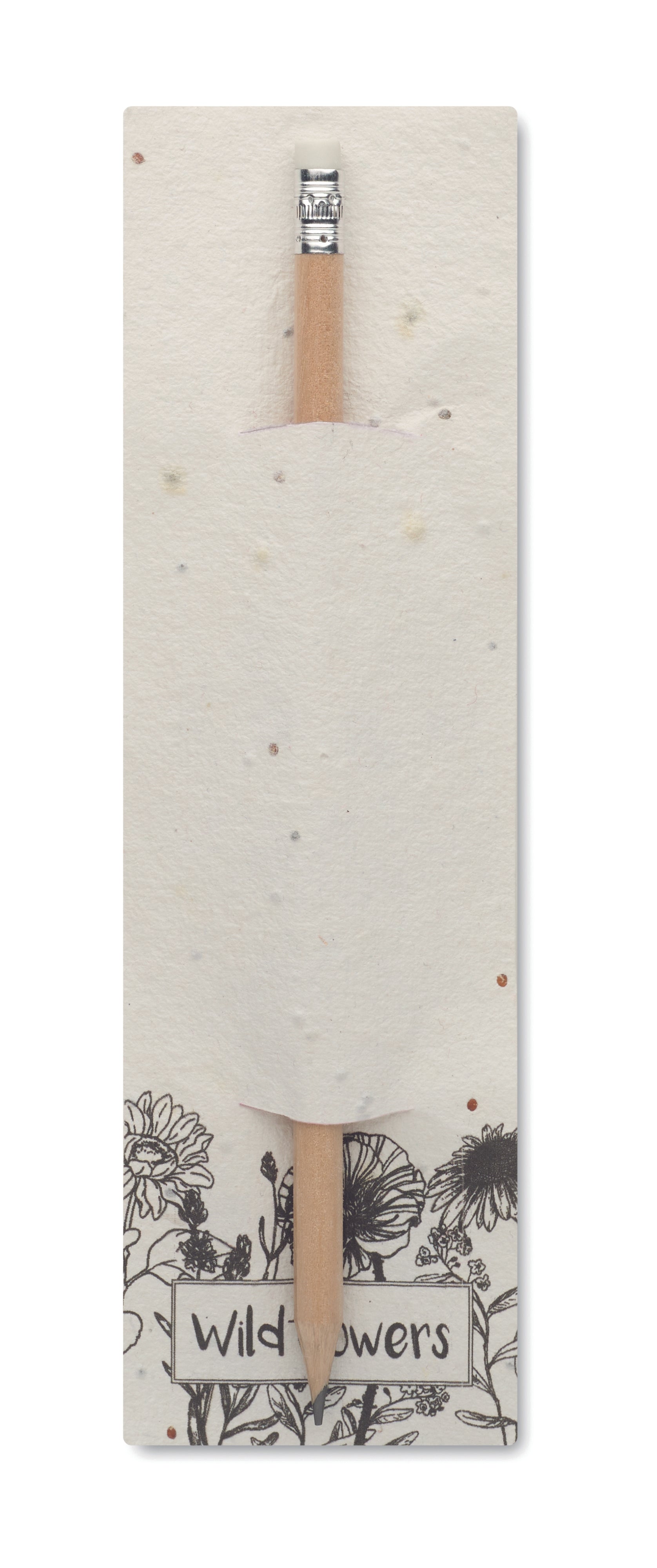 Creion natural în etui cu semințe