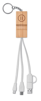 Breloc și suport din bambus
