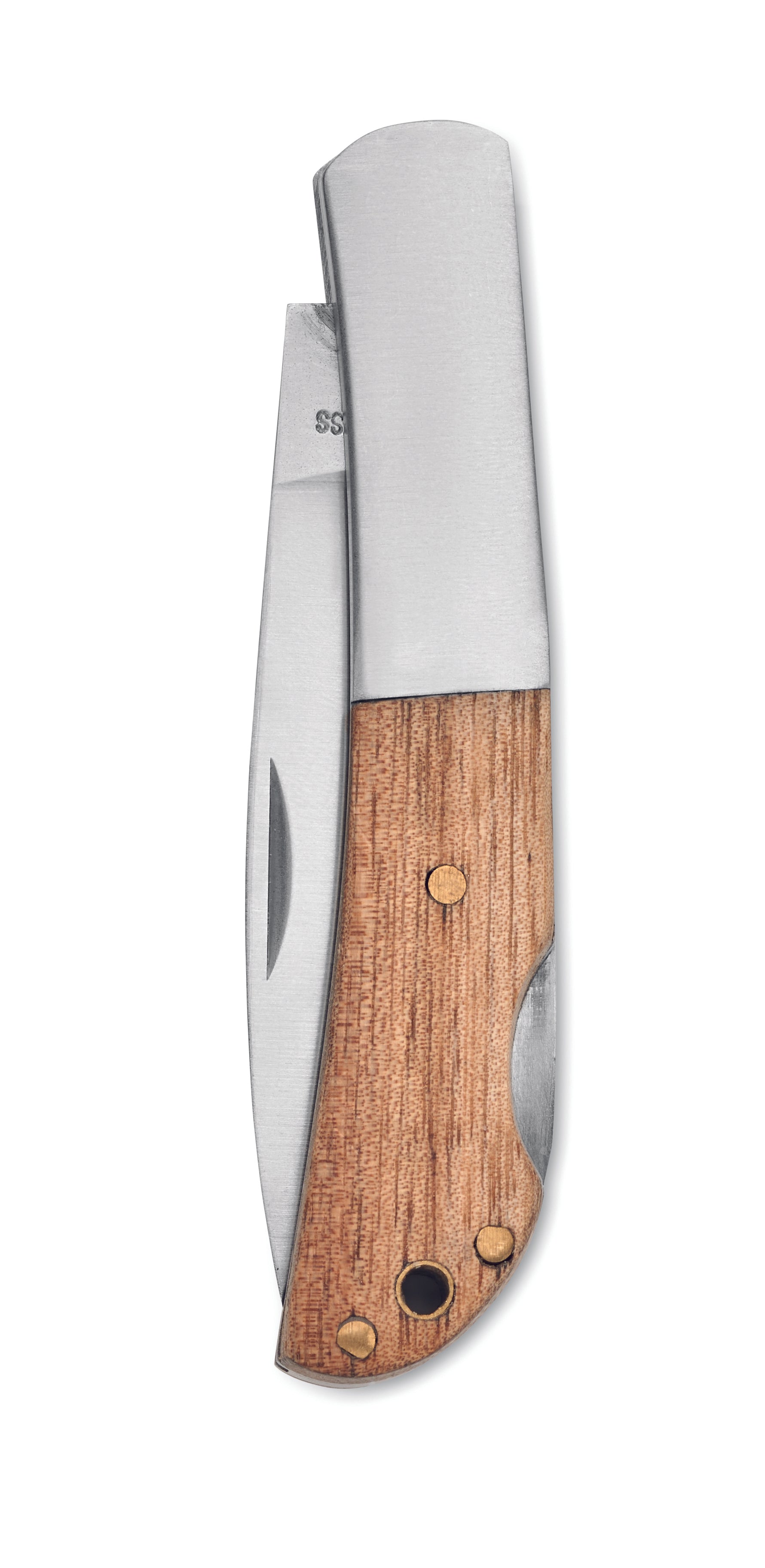 Cuțit pliabil din salcâm