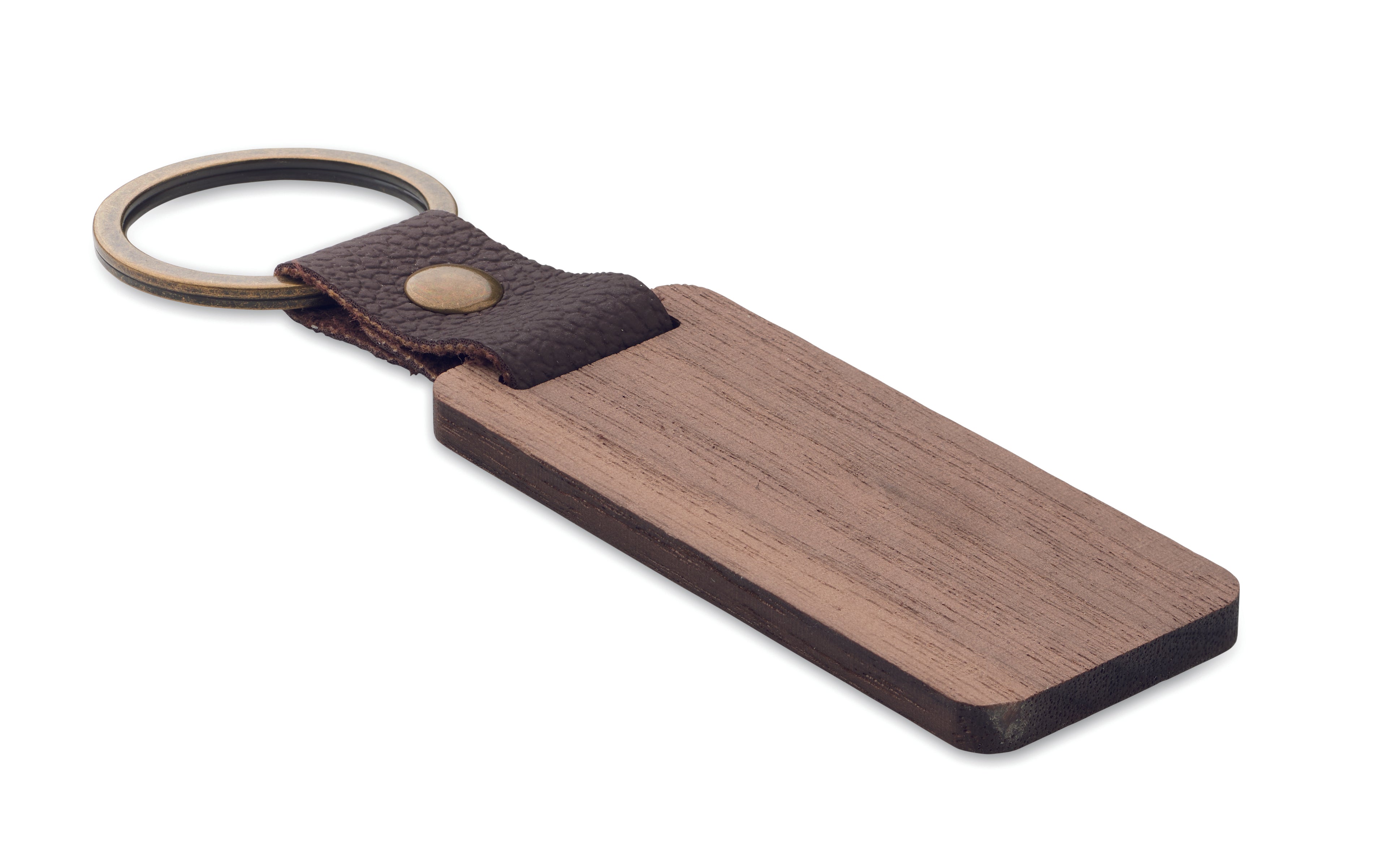 Breloc din nuc și PU