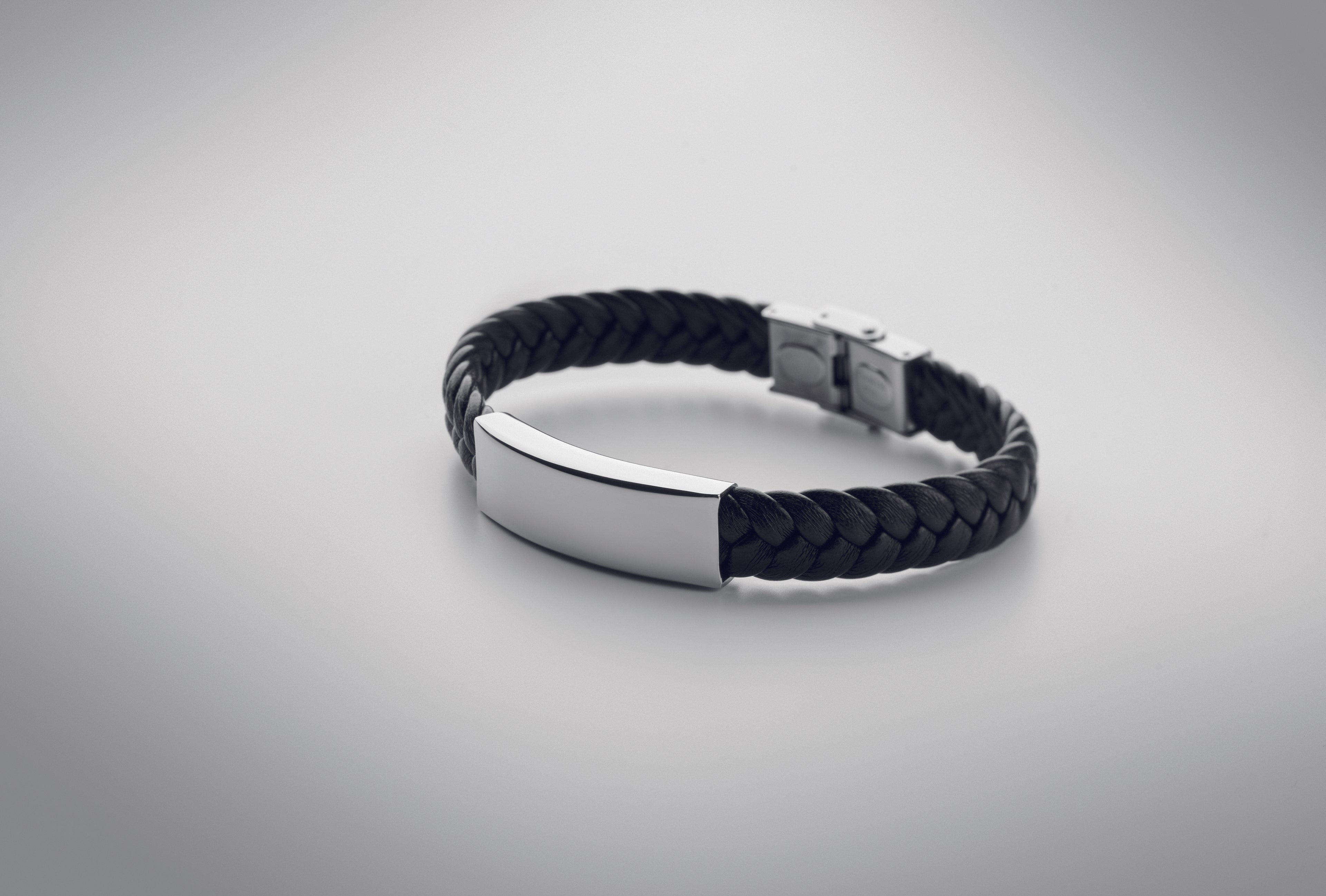 Brățară împletită piele falsă