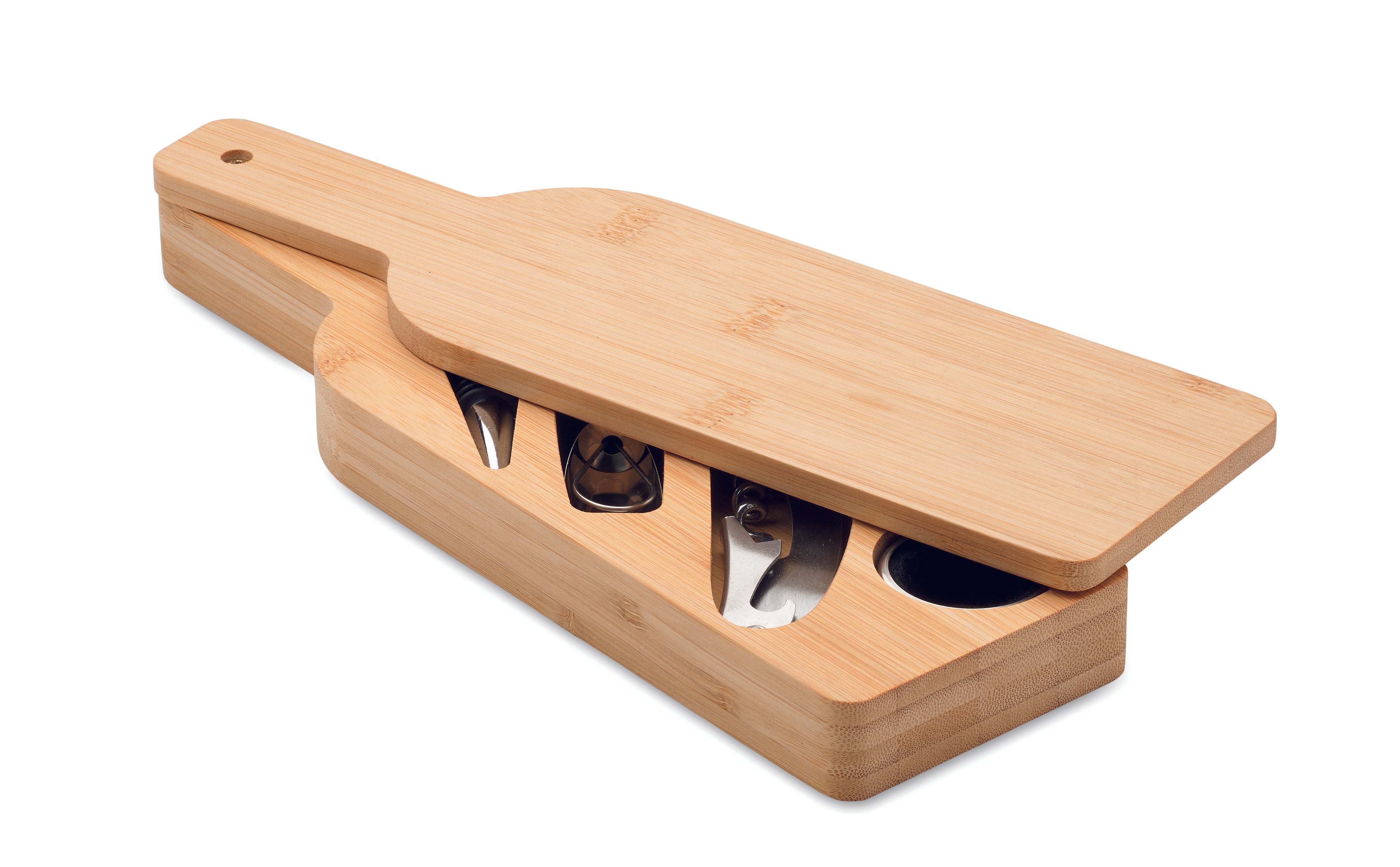 Set de vin în formă de sticlă