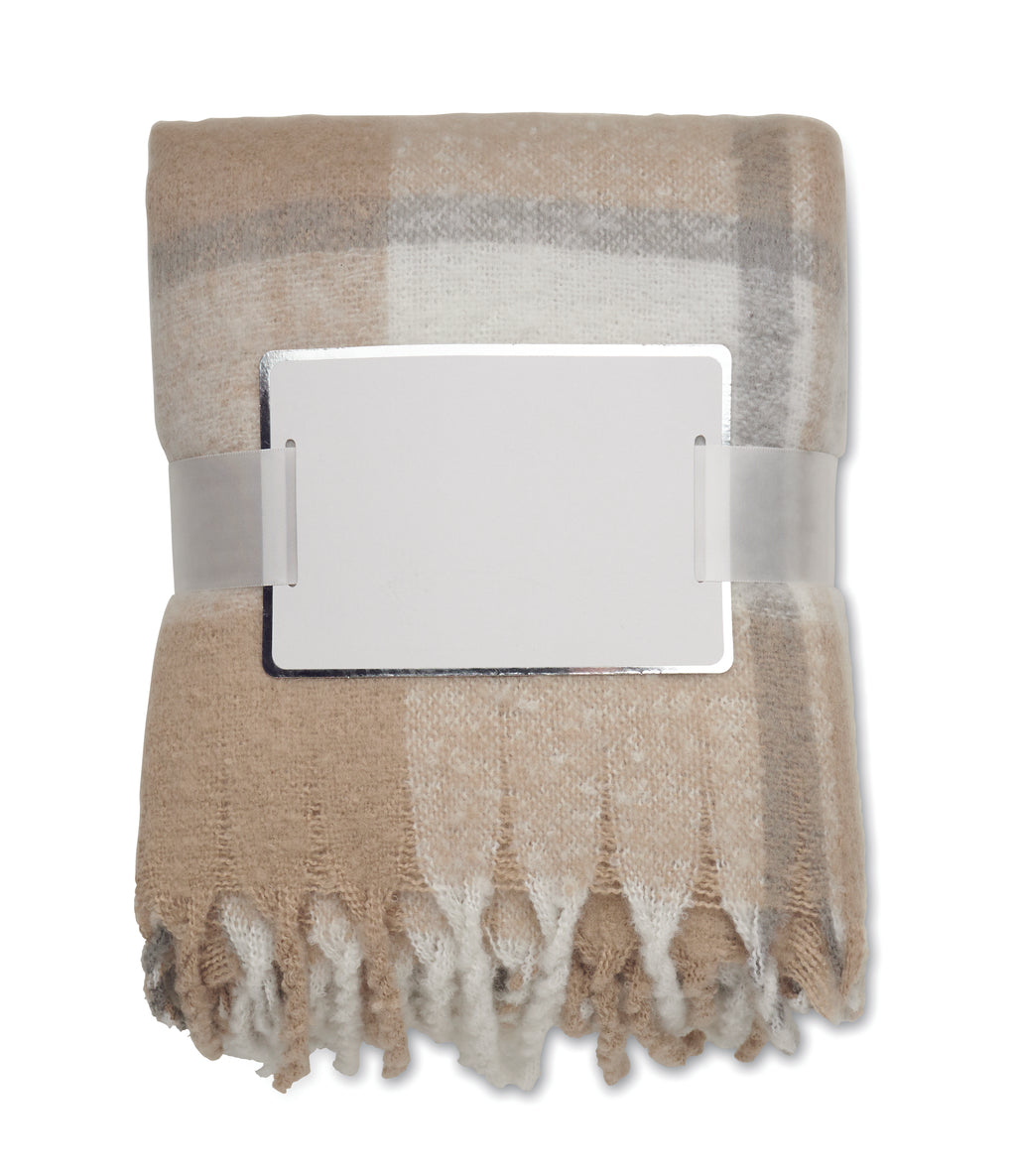 Pătură de mohair în carouri