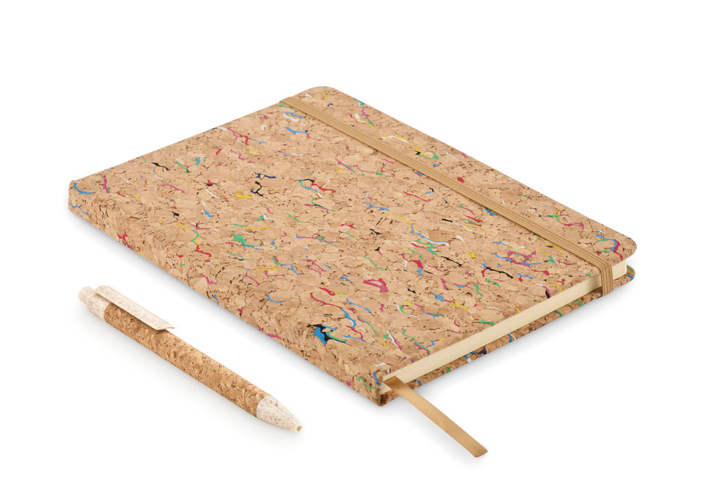 Notebook A5 din plută colorată