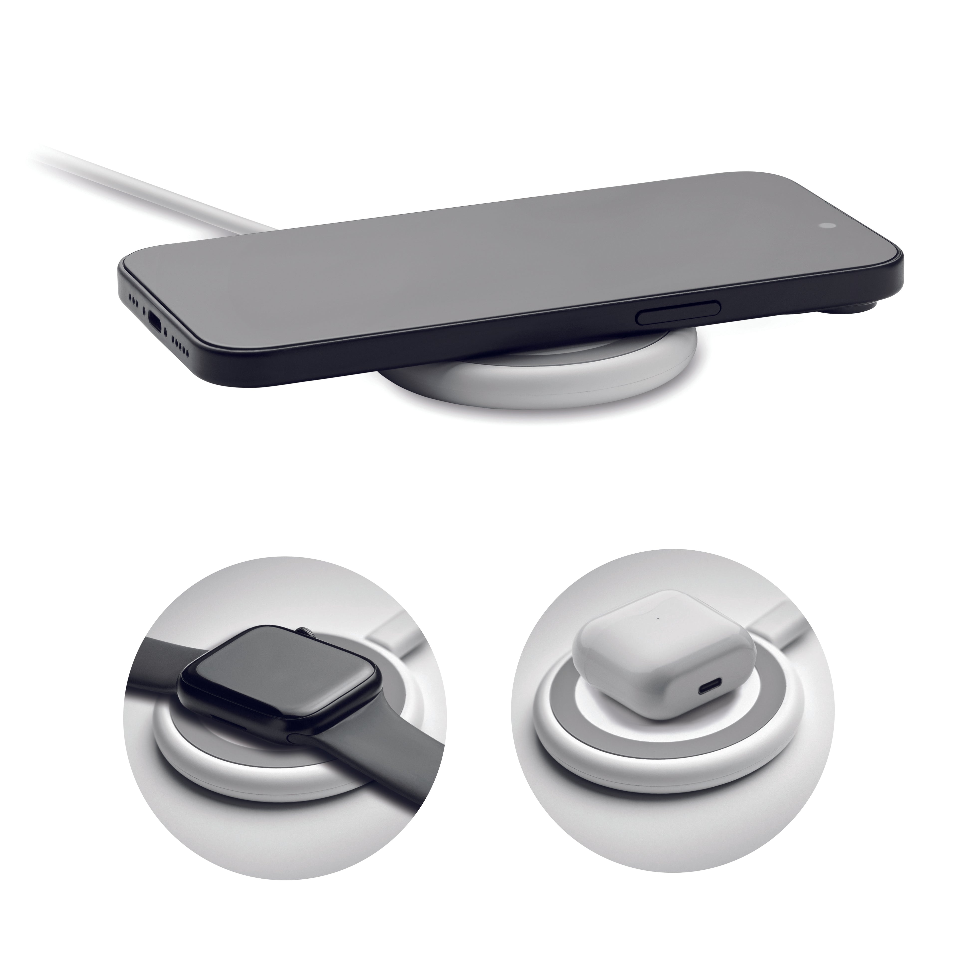 Încărcător wireless 3 în 1 15W