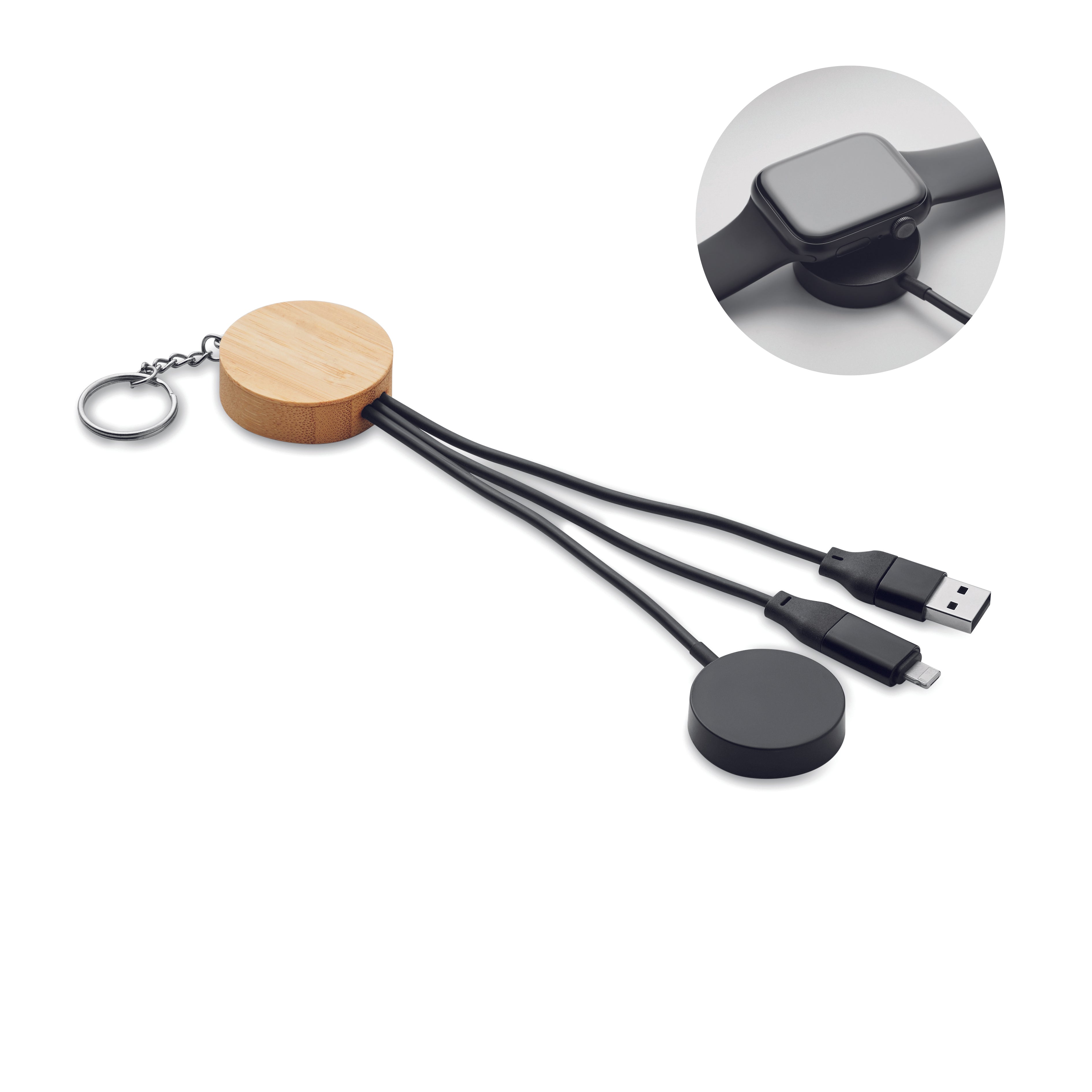 Breloc cu cablu 4 în 1 60W