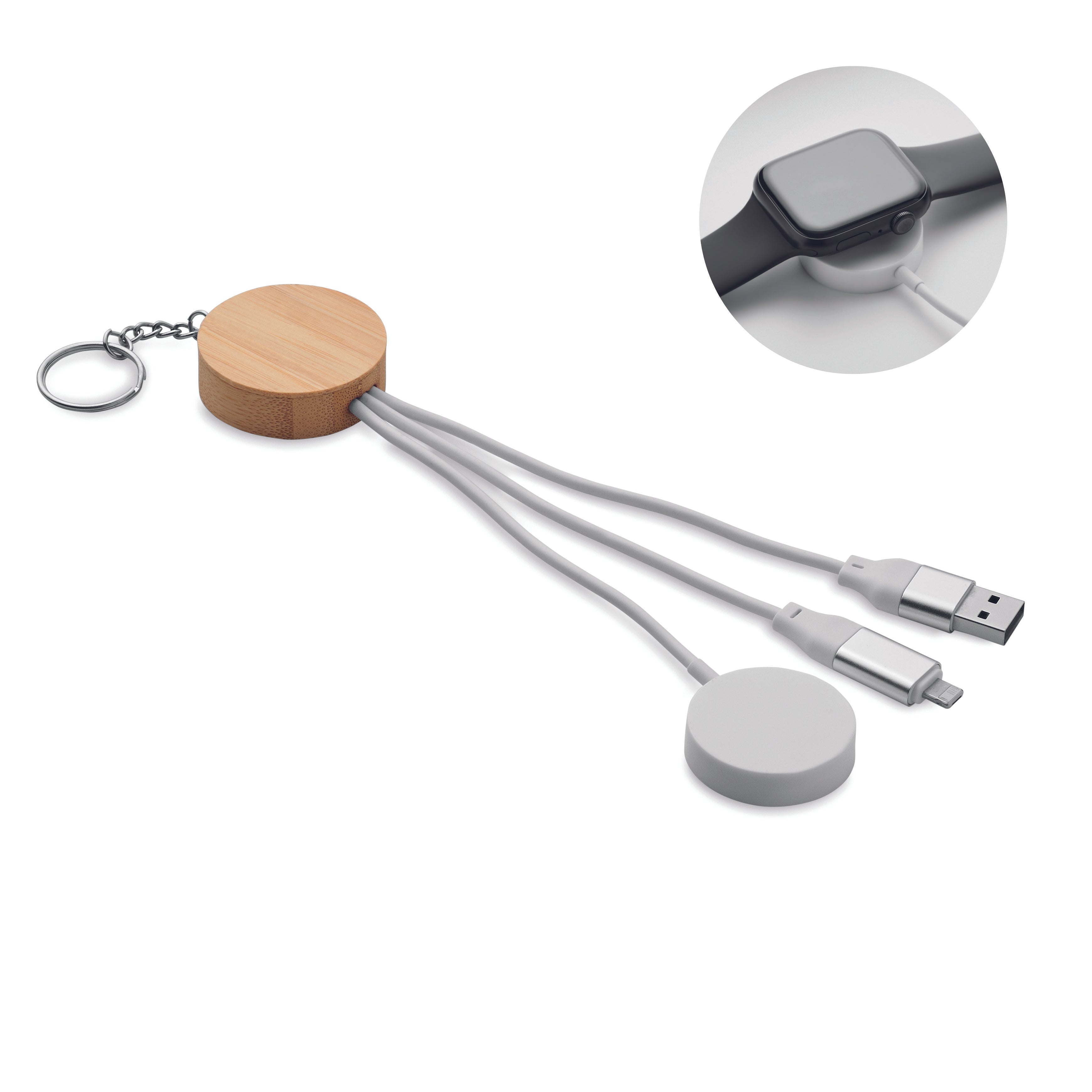 Breloc cu cablu 4 în 1 60W