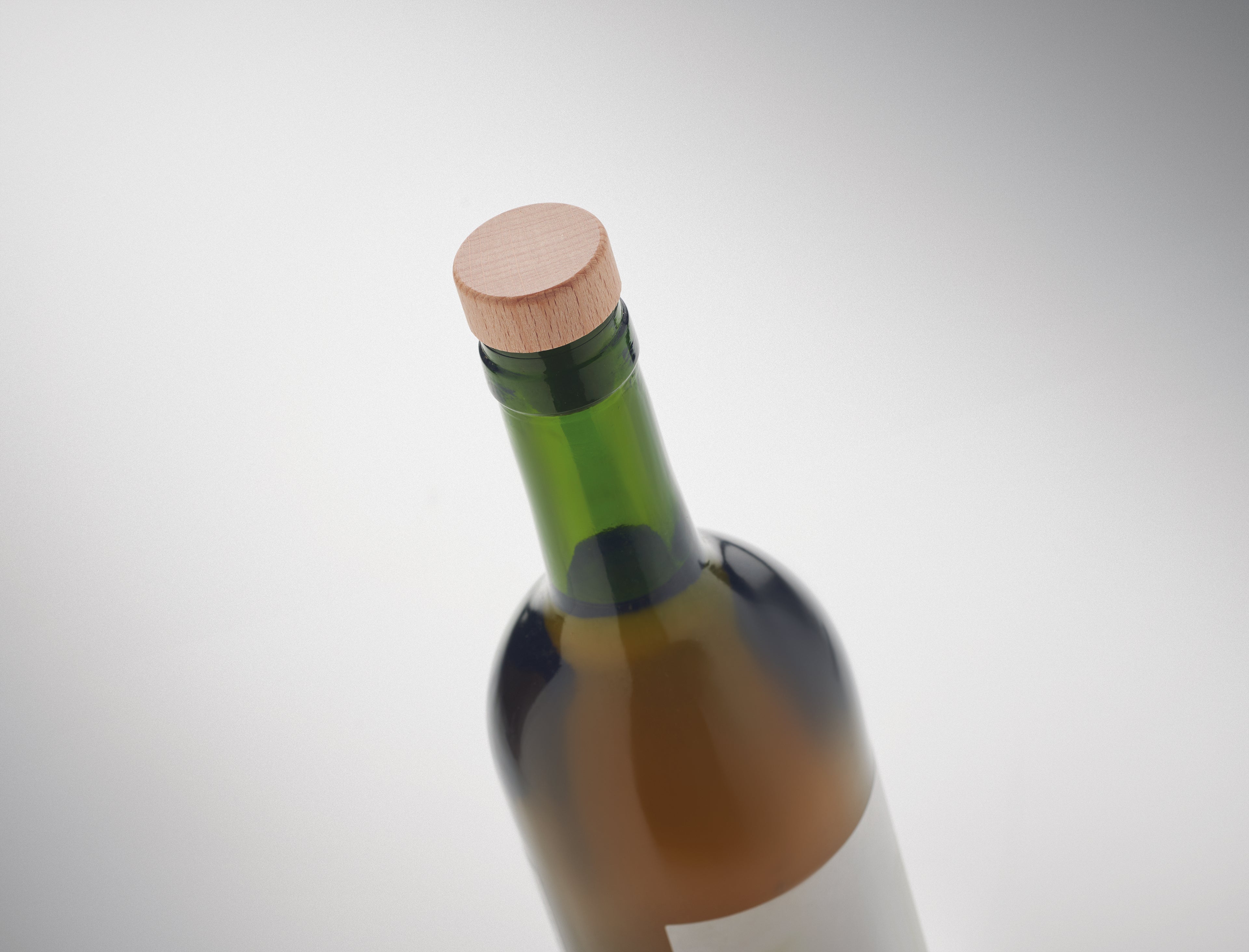 Dop de sticlă din lemn de fag