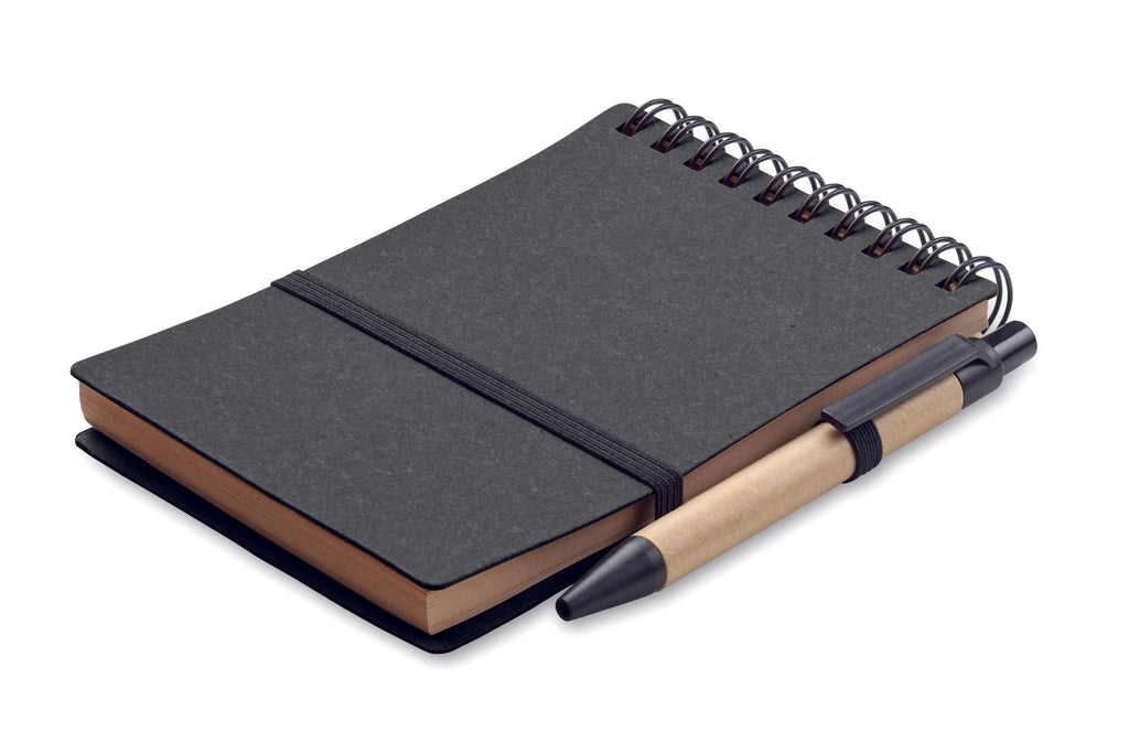 Caiet reciclat cu pix