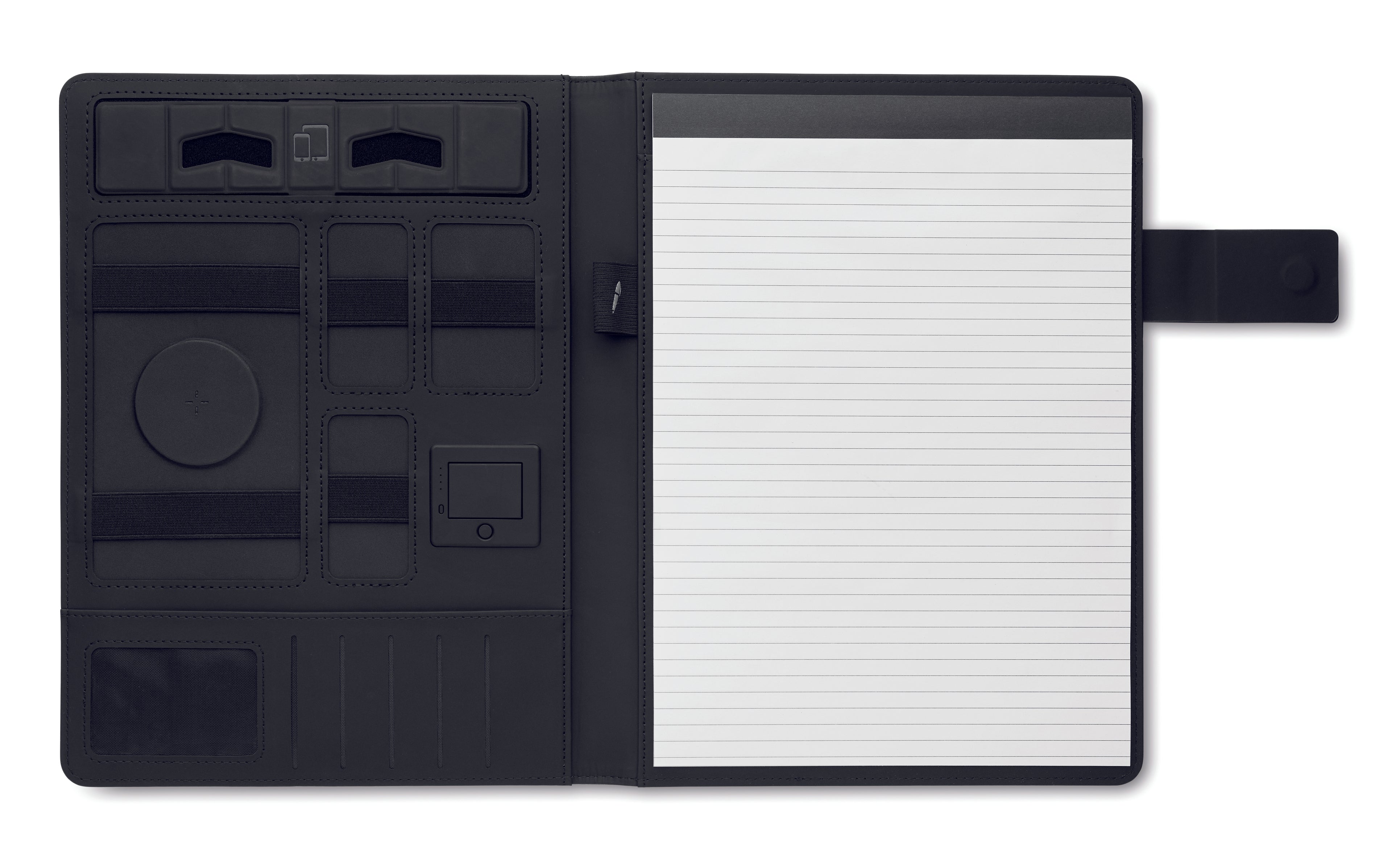 Dosar A4 cu încărcător wireless