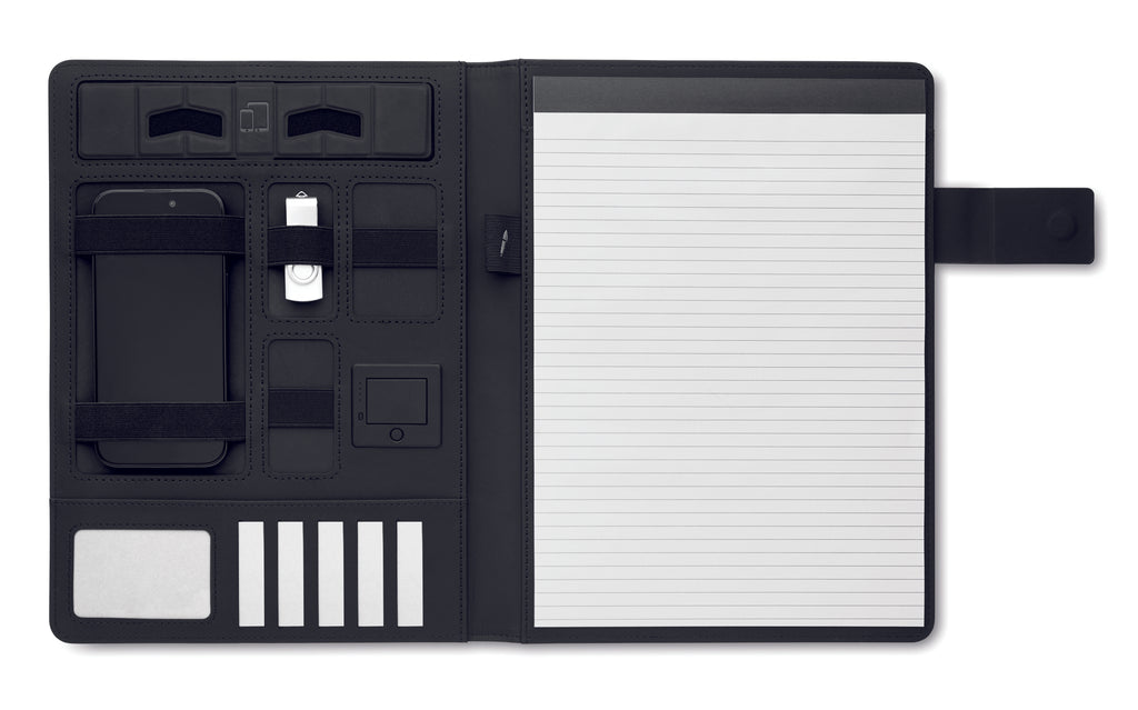 Dosar A4 cu încărcător wireless