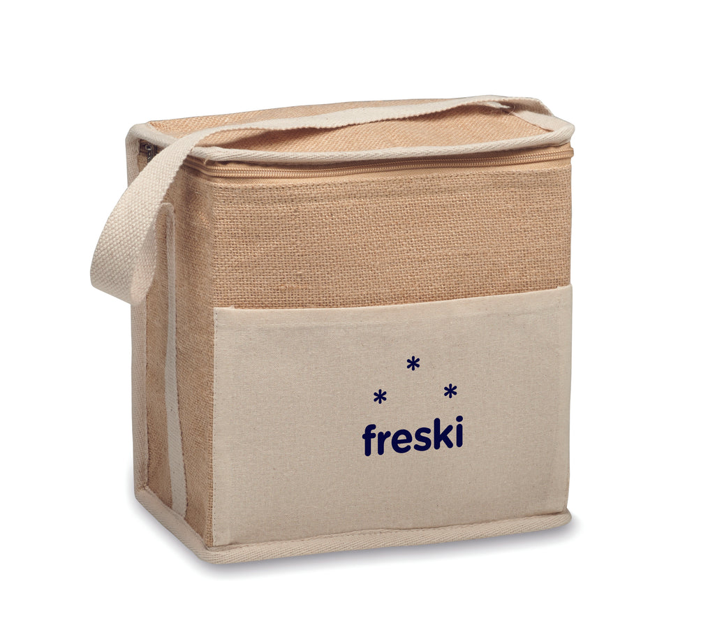 Geantă frigorifică din iută și