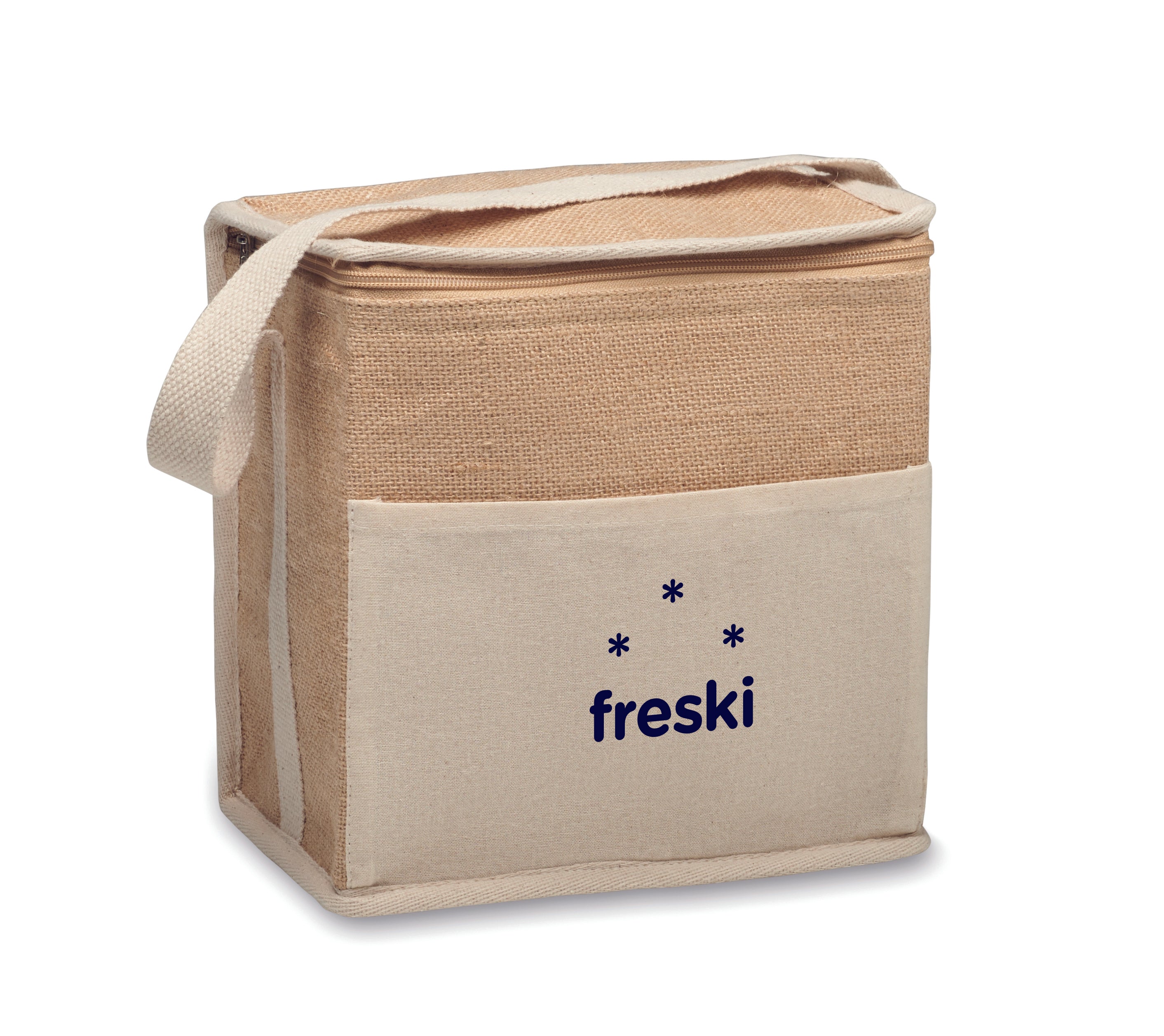 Geantă frigorifică din iută și