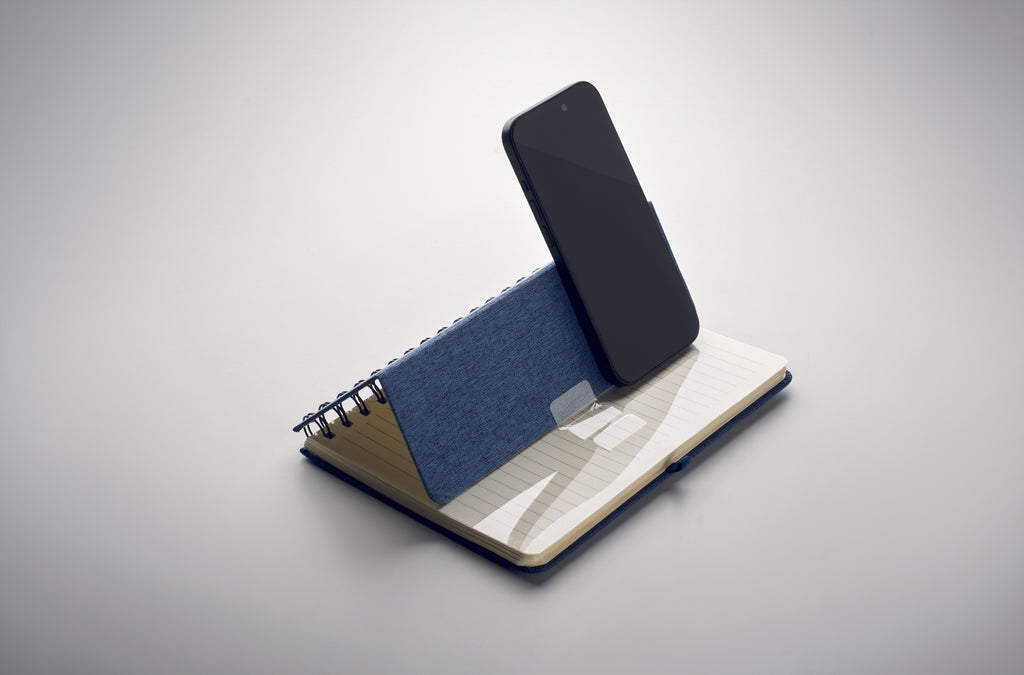 Notebook A5 cu suport pentru te