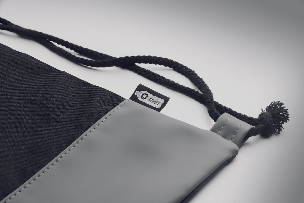 Rucsac cu șnur în 2 tonuri RPET