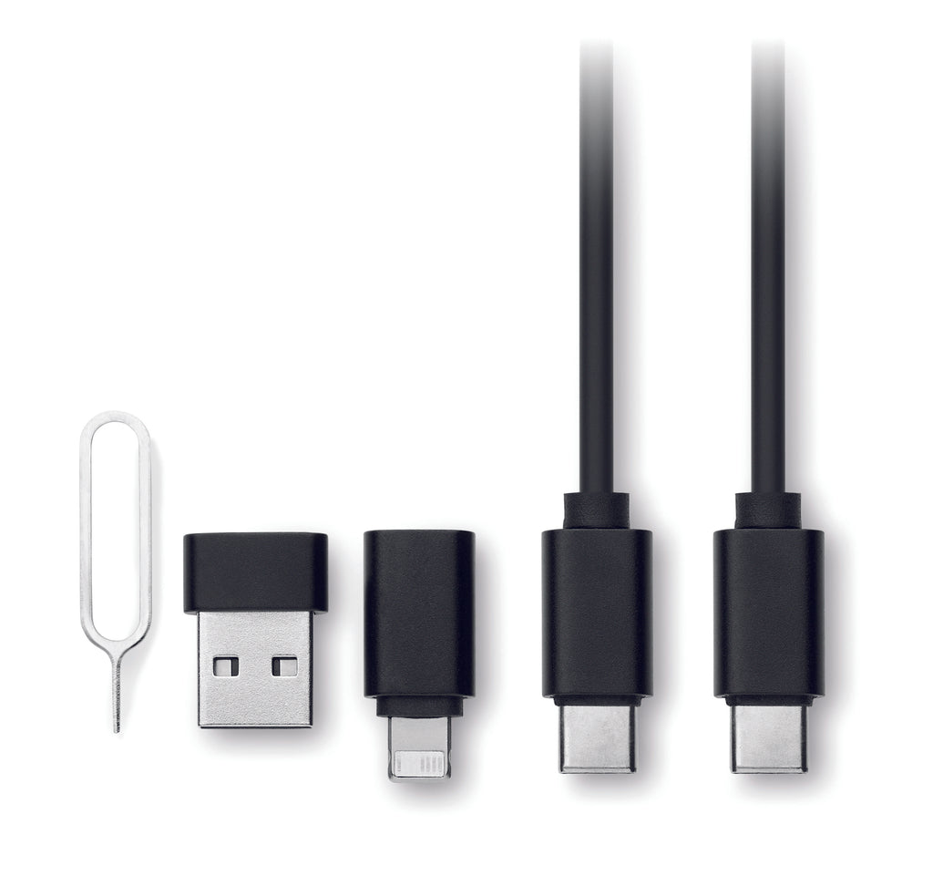 Set conector cablu 4 în 1 15W