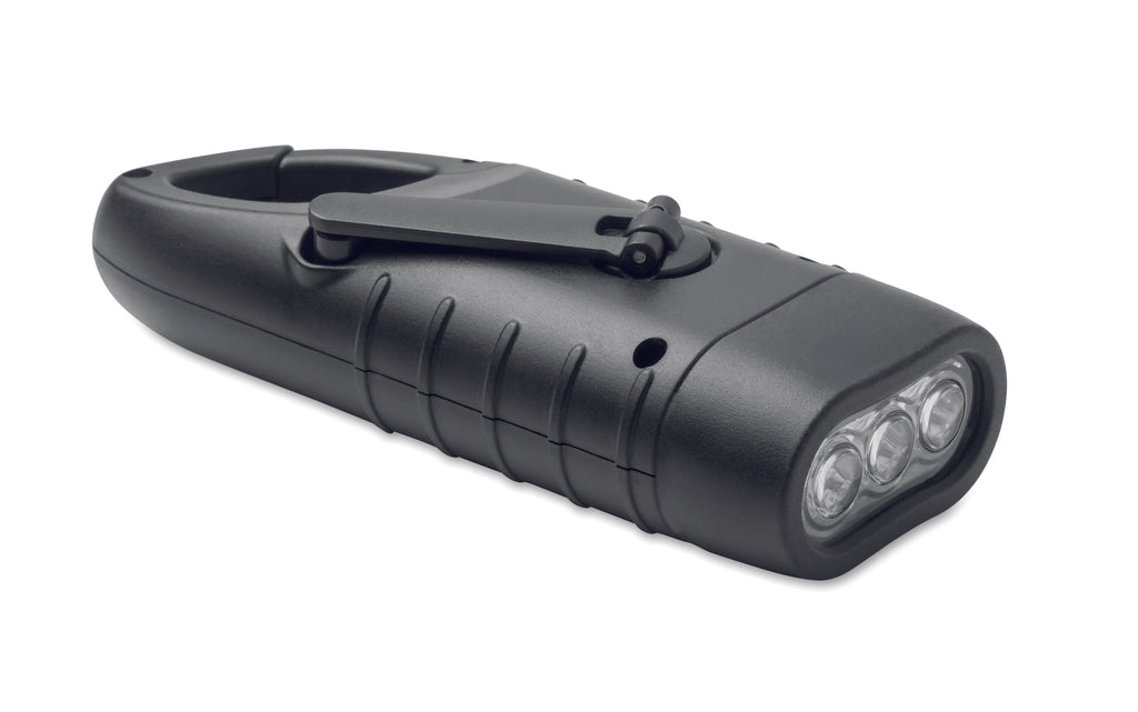 Lanternă solară cu manivelă din