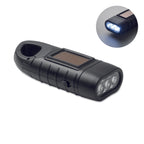 Lanternă solară cu manivelă din