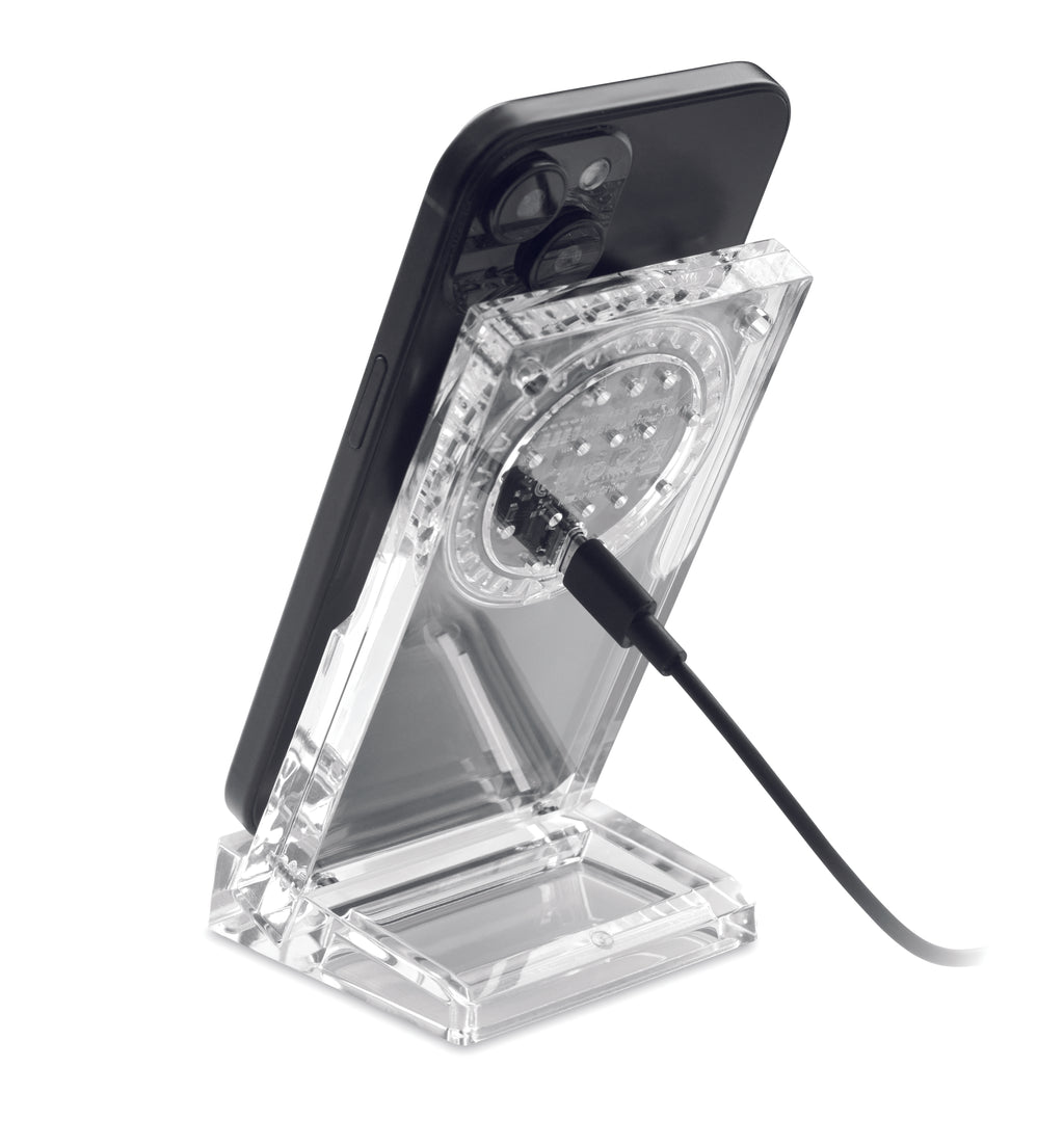 Încărcător wireless acril 15W