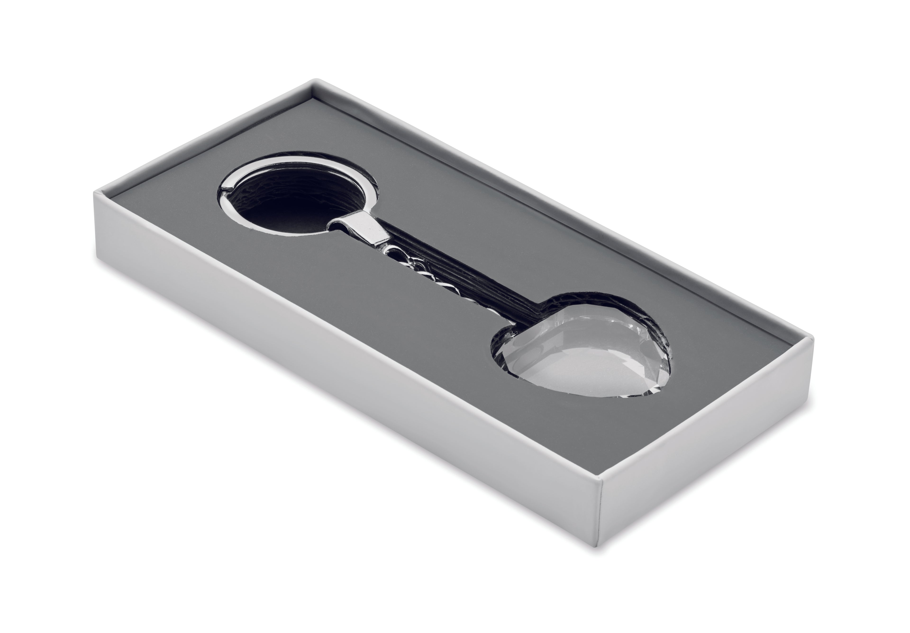 Breloc sticlă trofeu inimă