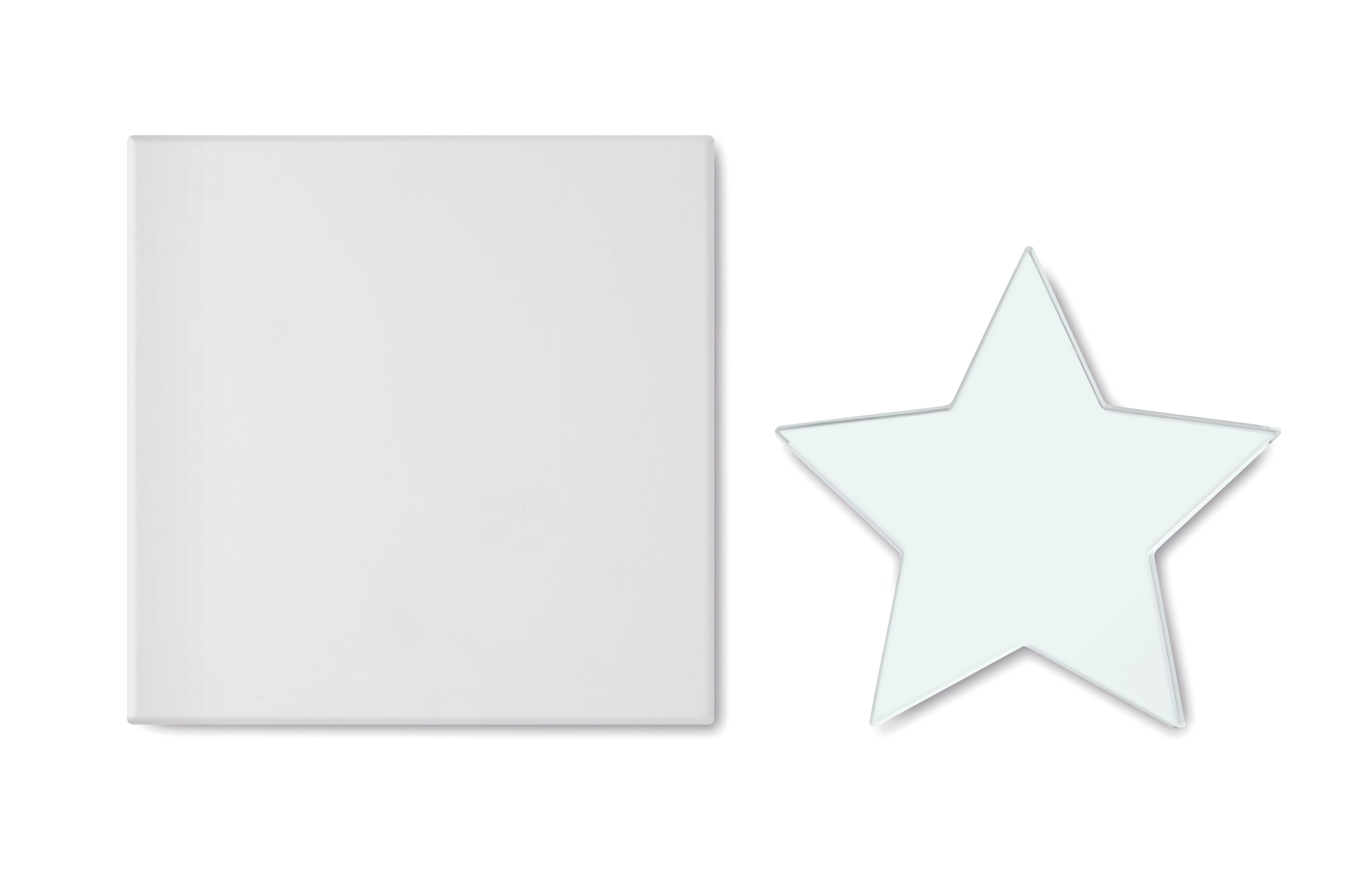 Trofeu stea din sticlă