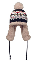 Căciulă tricotată cu urechi