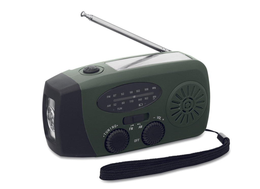 Radio portabil cu lanternă LED