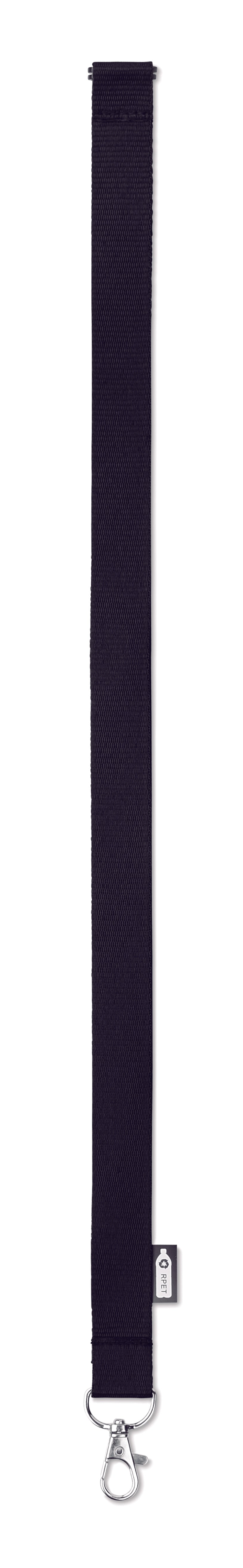 Lanyard din RPET cu carabină