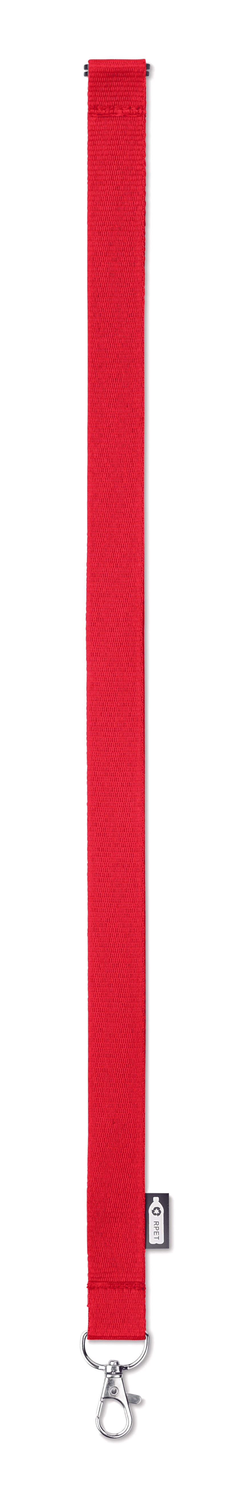 Lanyard din RPET cu carabină