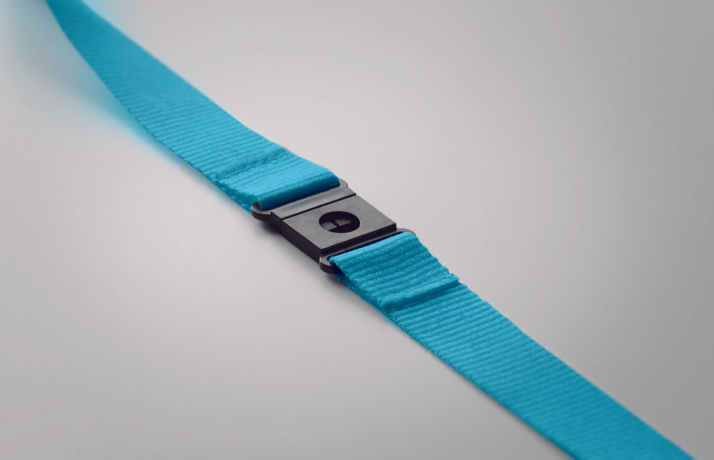 Lanyard din RPET cu carabină