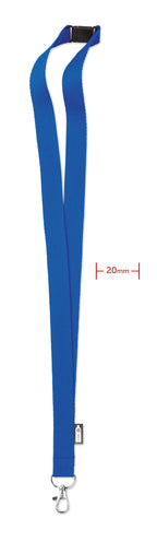 Lanyard din RPET cu carabină