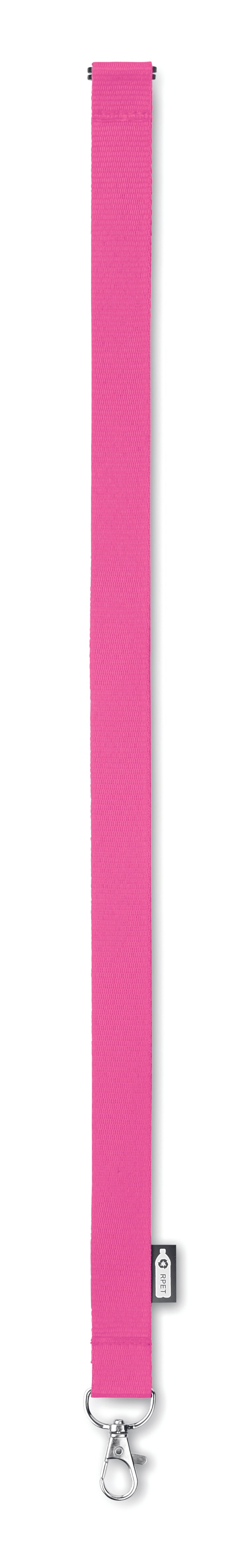 Lanyard din RPET cu carabină