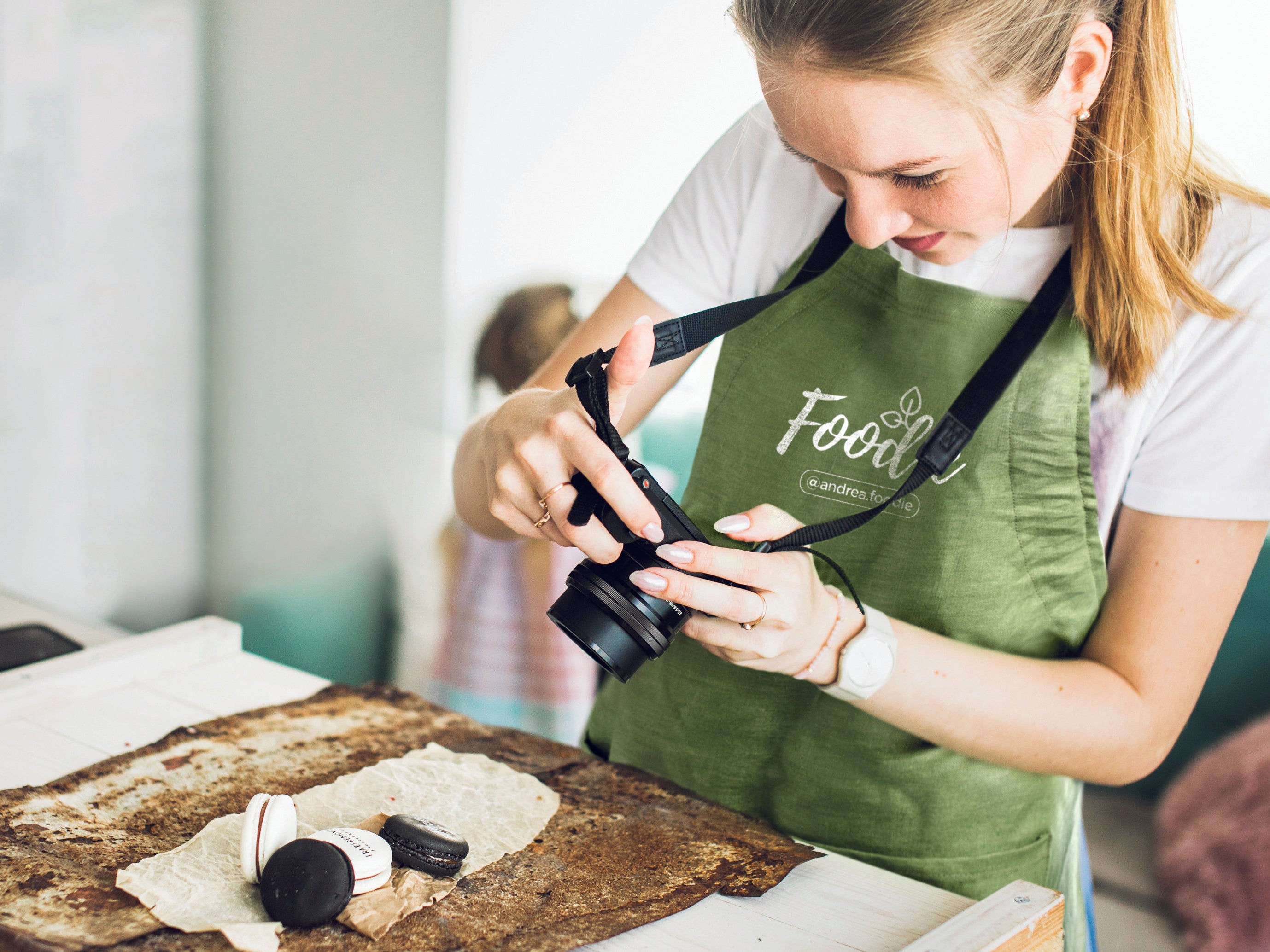 Șorț ajustabil din cânepă