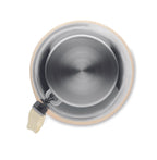 Recipient din sticlă în husă