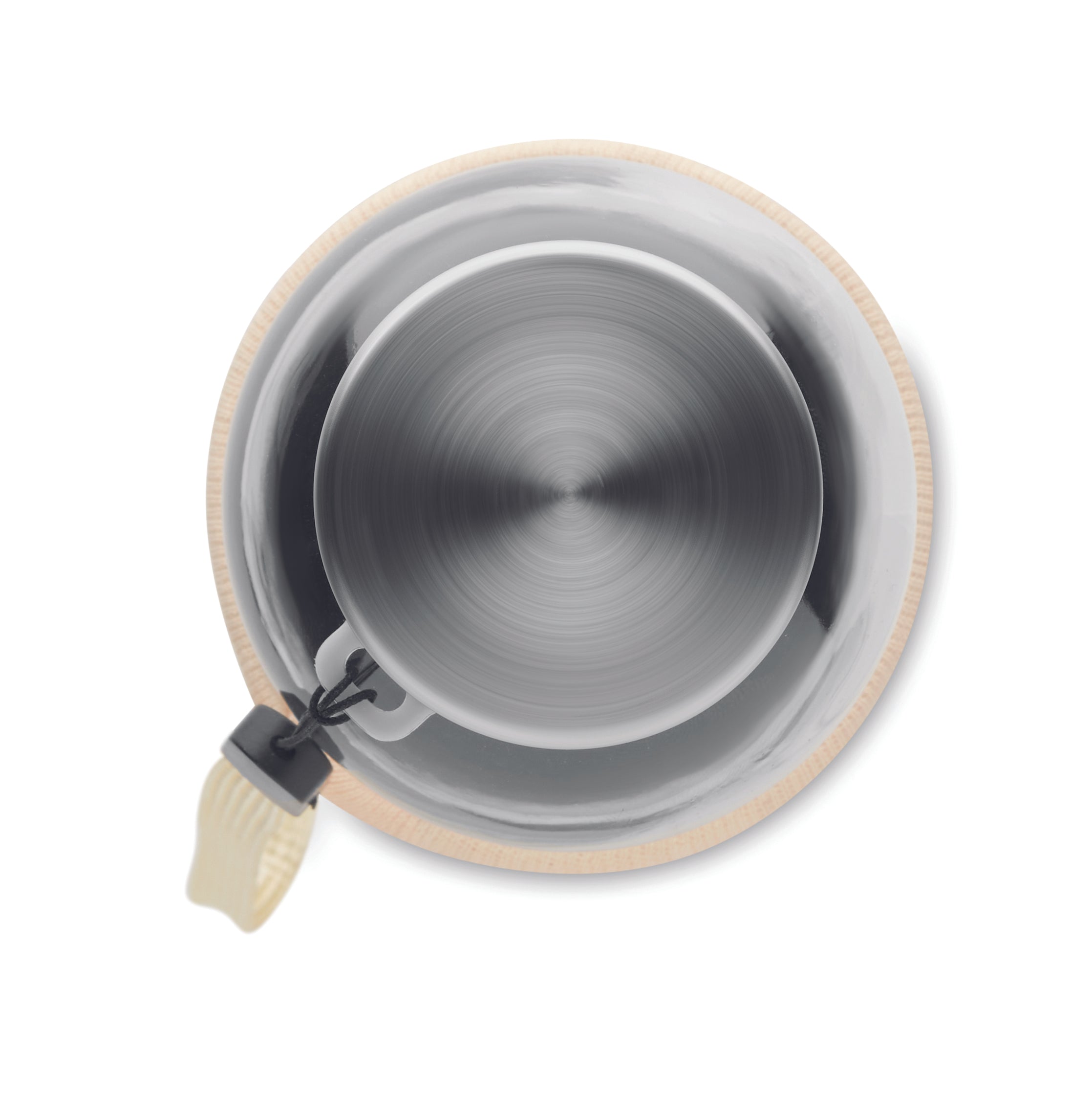 Recipient din sticlă în husă