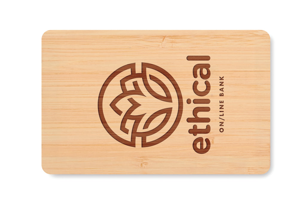 Card RFID în bambus