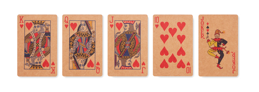 Cărți joc din hârtie reciclată