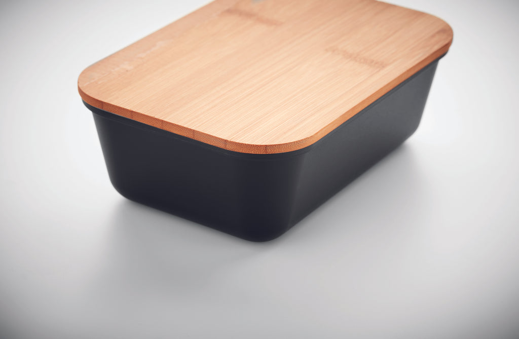 Cutie prânz, capac din bambus