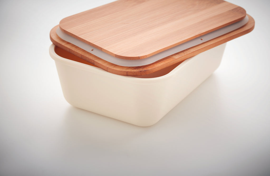 Cutie prânz, capac din bambus