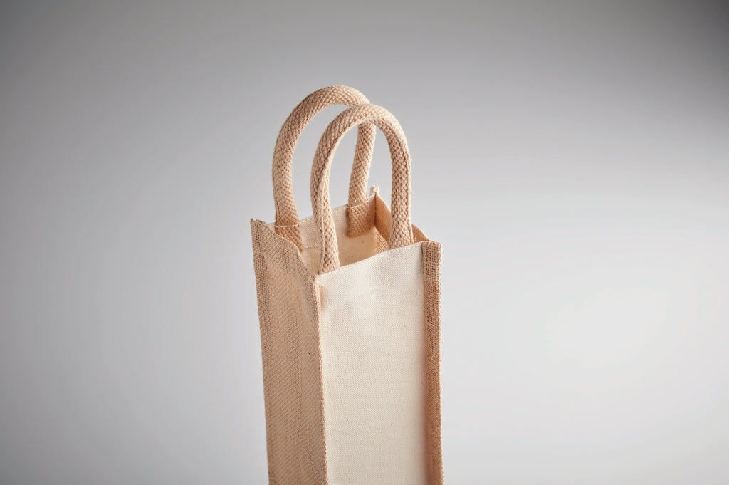 Pungă din iută pentru o sticlă