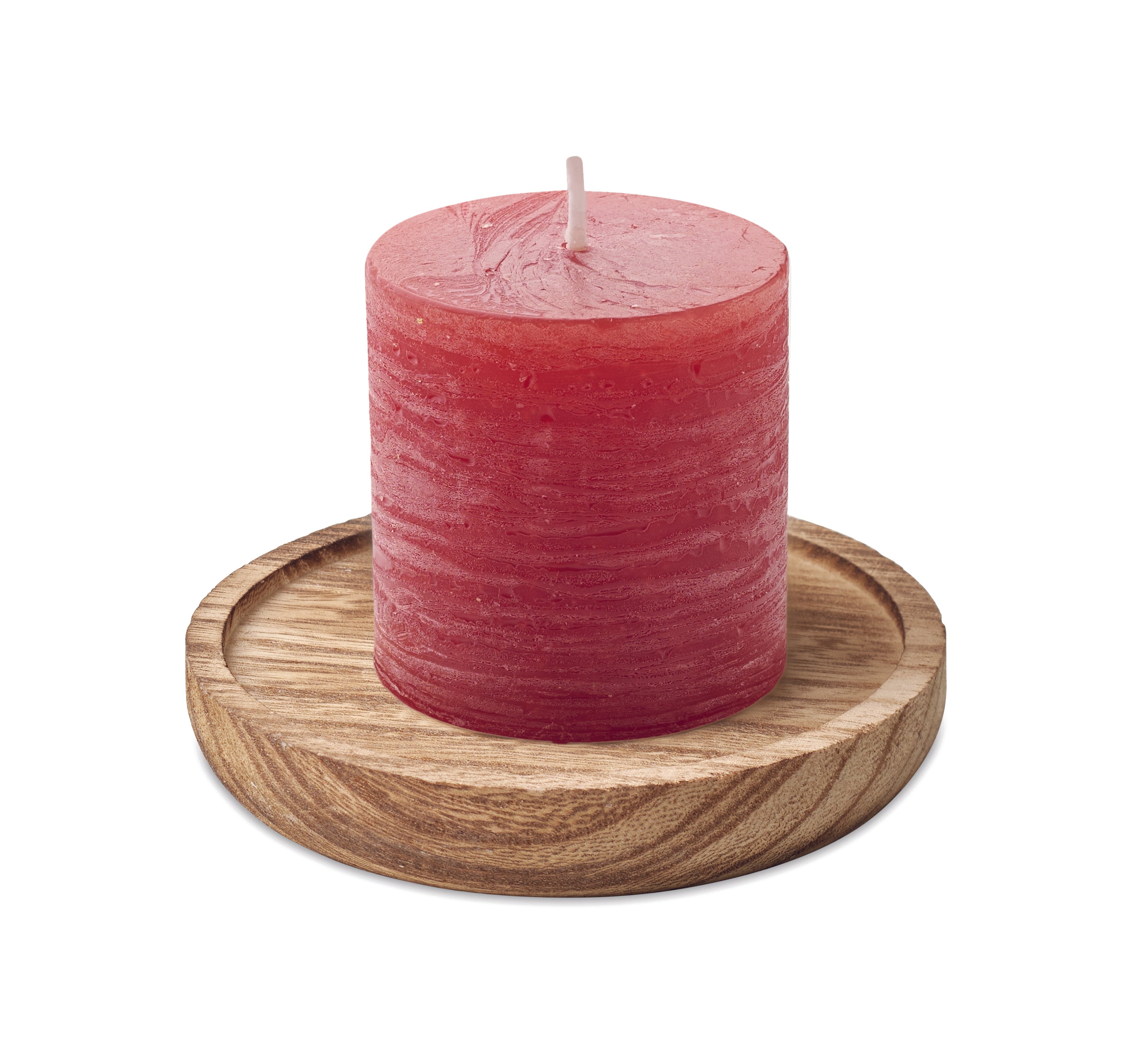Lumânare pe suport din lemn