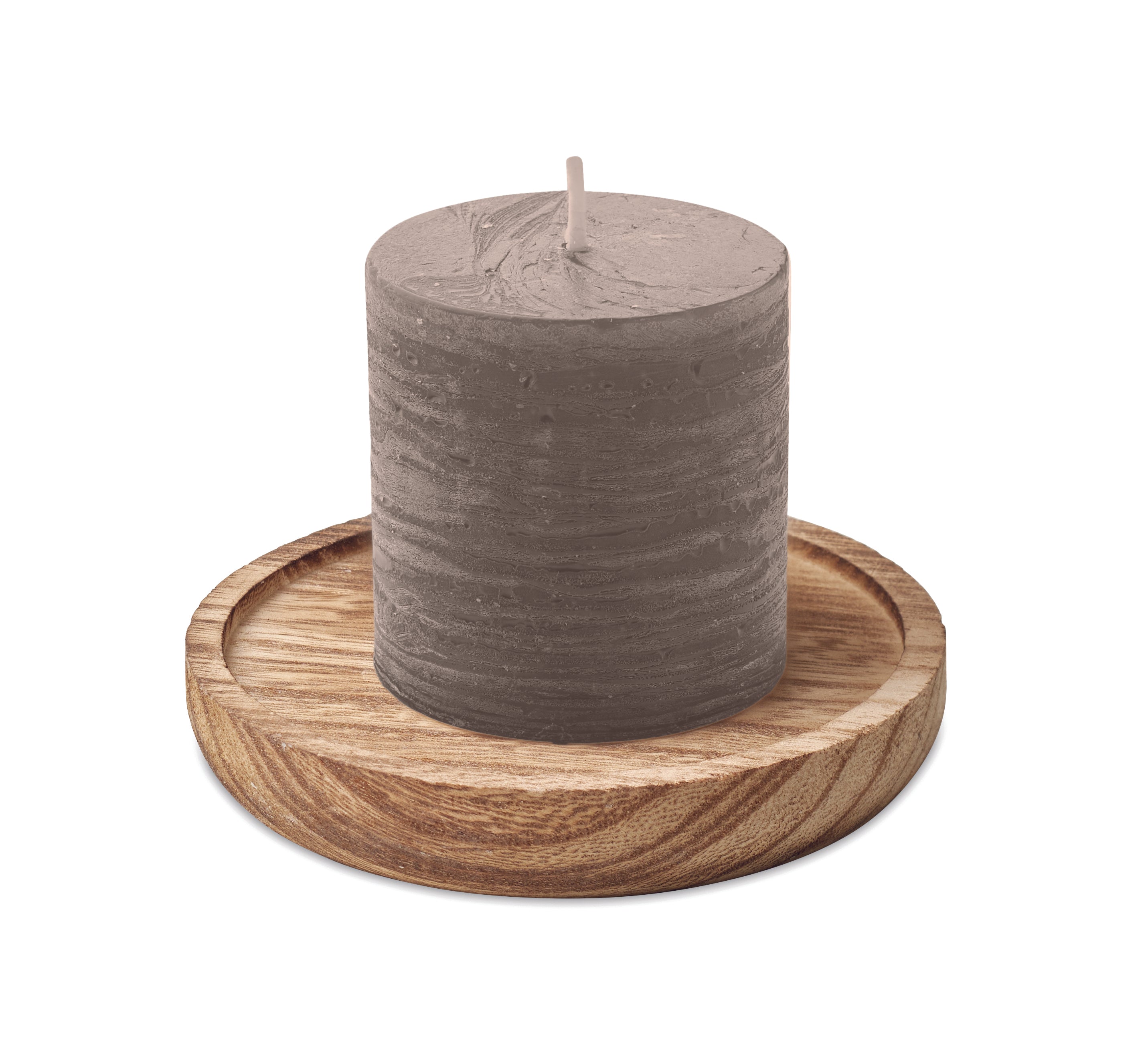 Lumânare pe suport din lemn