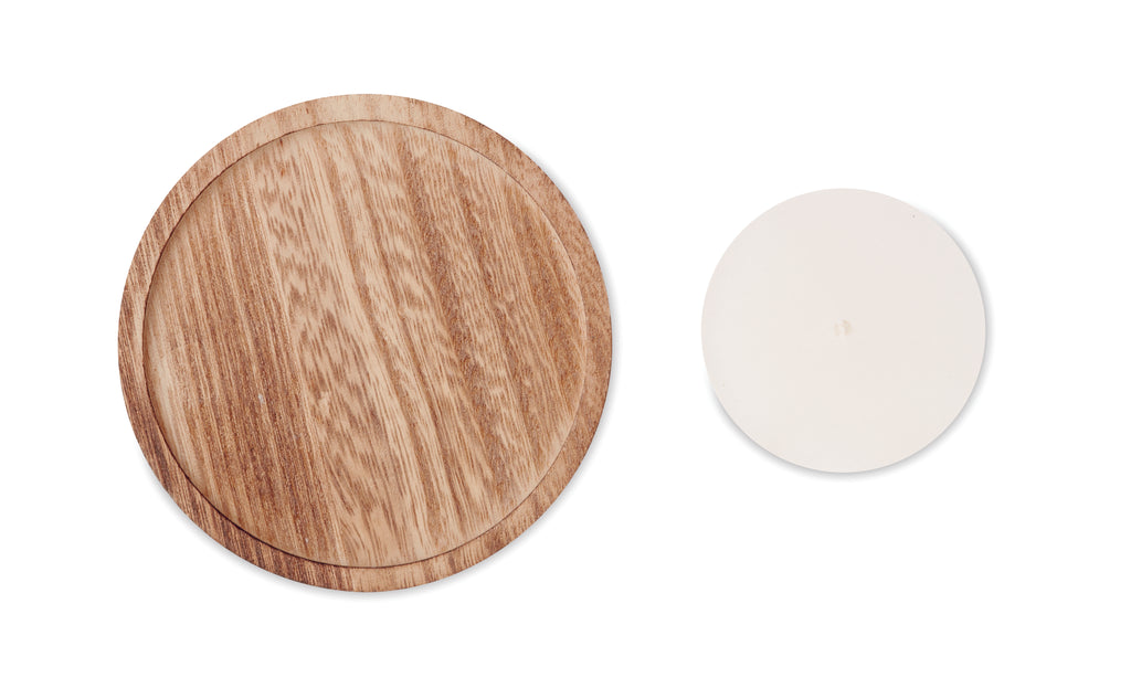 Lumânare pe suport din lemn