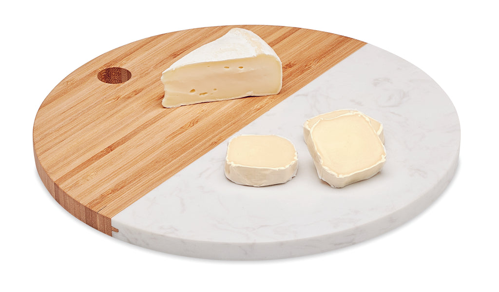 Platou din marmură/ bambus